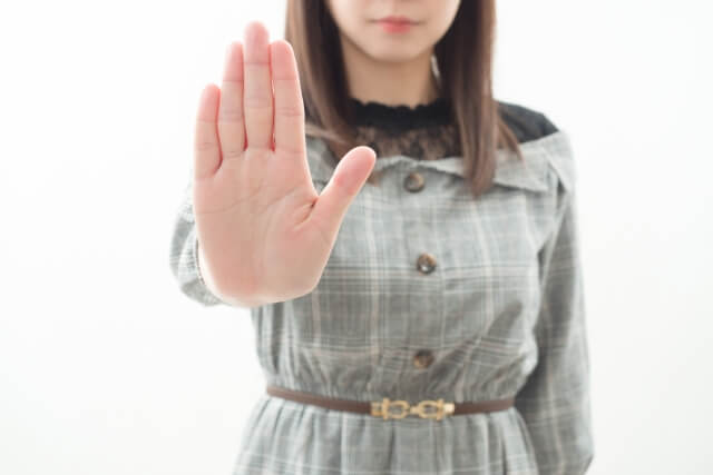 露出が多い写真は避ける